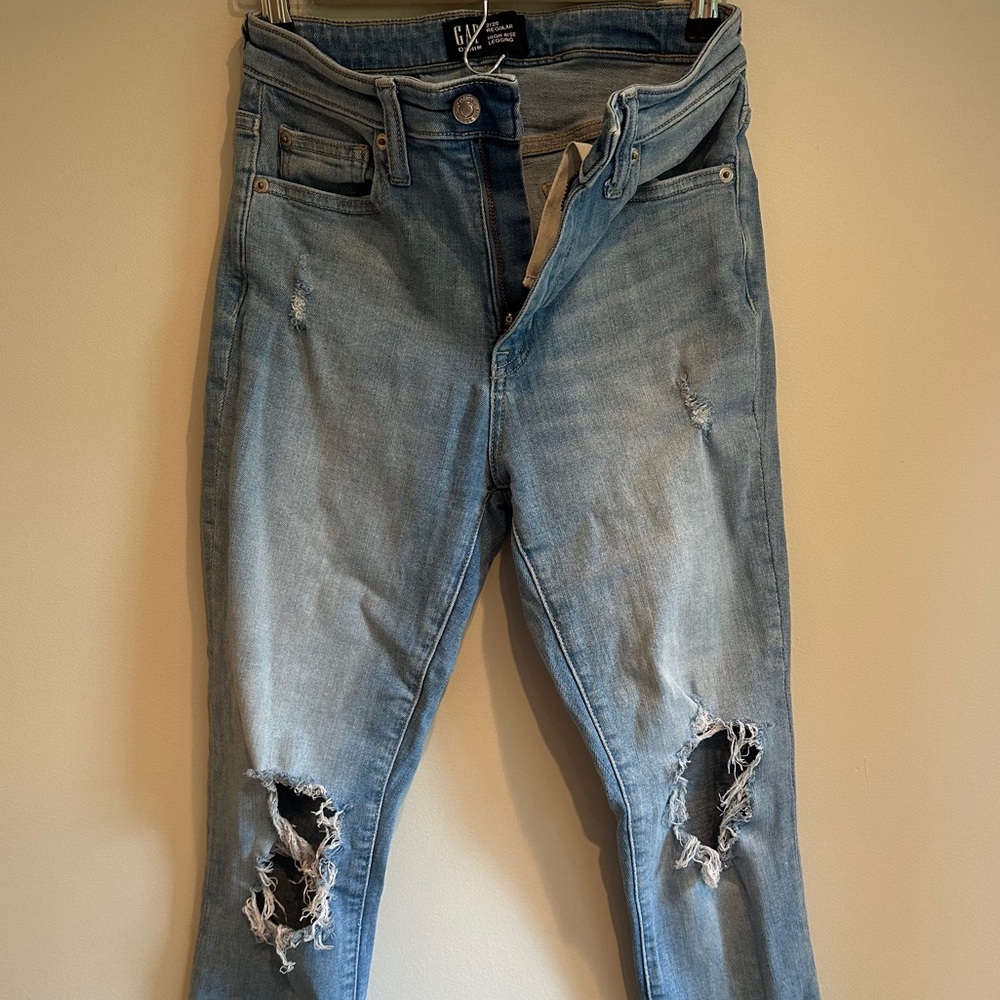 GAP High Rise Denim Legging - Picture 4 of 5